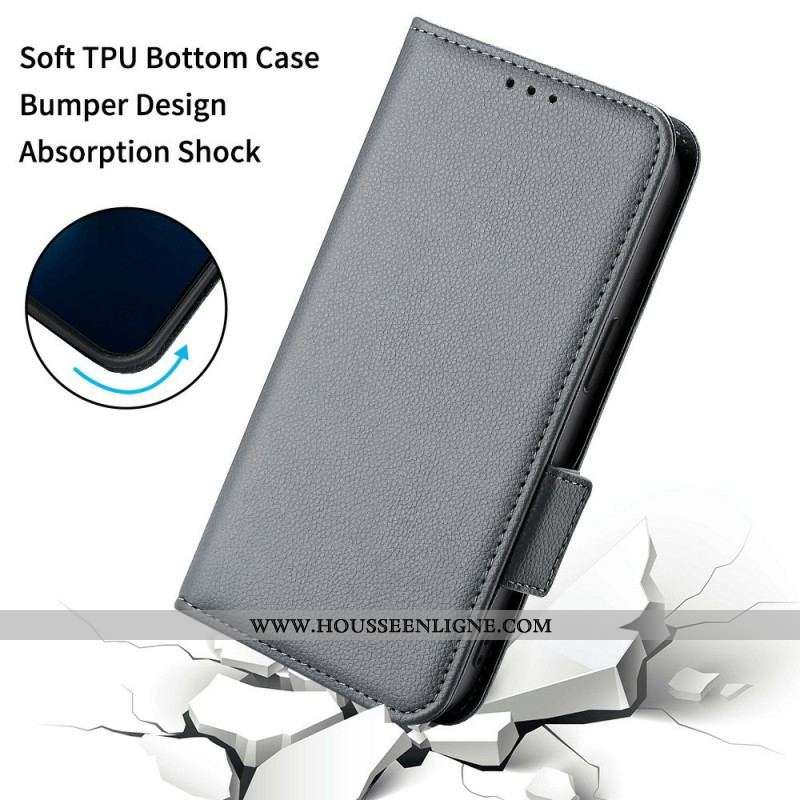 Flip Cover Xiaomi 12T / 12T Pro Effet Cuir avec Lanière