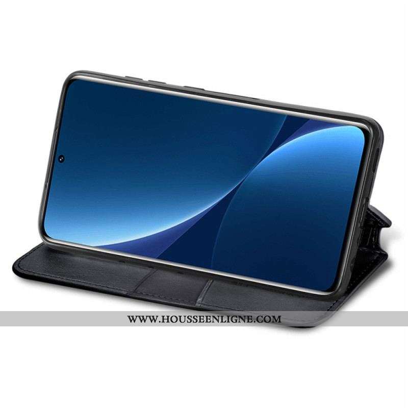 Flip Cover Xiaomi 12T / 12T Pro Feuilles Tribales