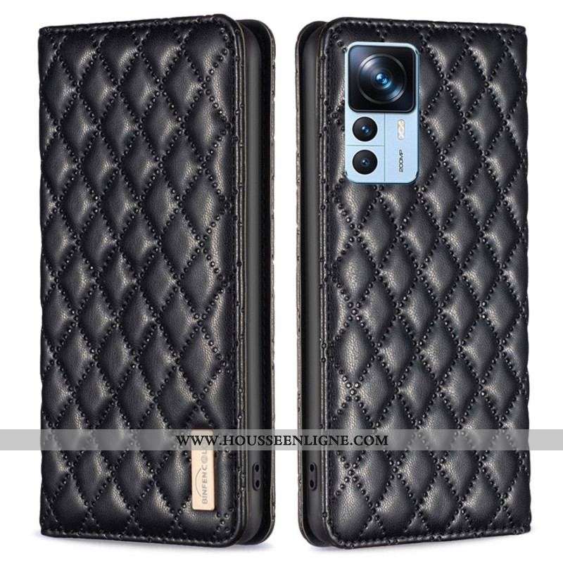 Flip Cover Xiaomi 12T /12T Pro Matelassée Binfen Color