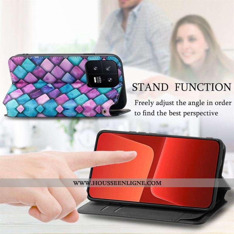 Flip Cover Xiaomi 13 Design RFID Caseneo