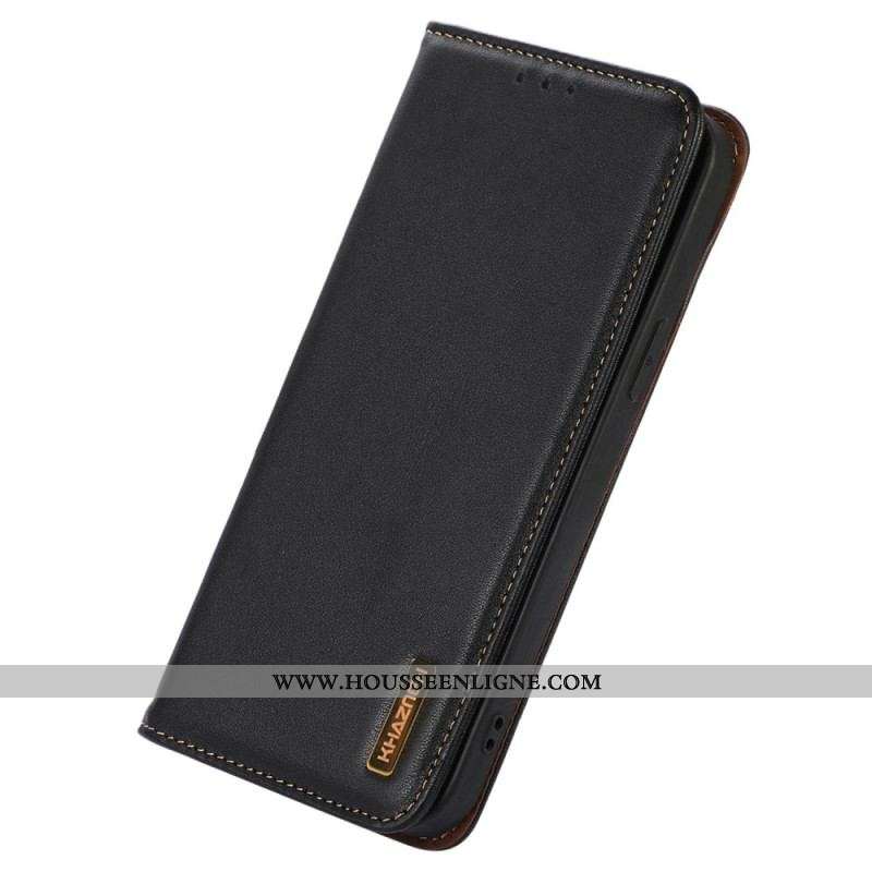 Flip Cover Xiaomi 13 Lite RFID Cuir Véritable KHAZNEH