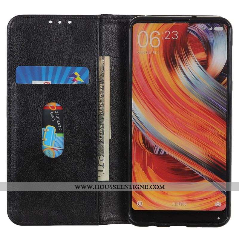Flip Cover Xiaomi 13 Lite Version Colorée Cuir Fendu