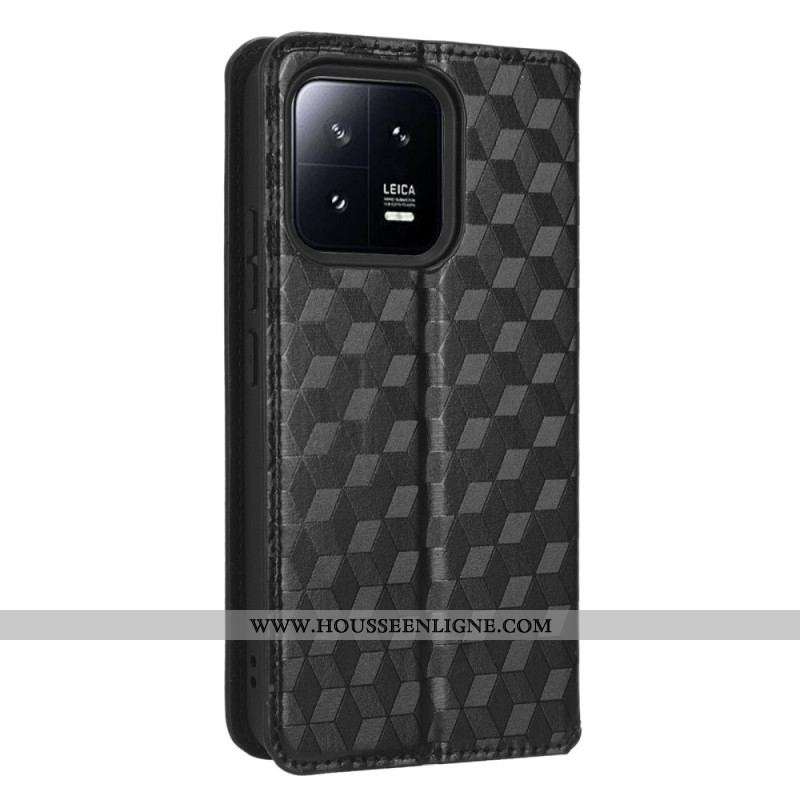 Flip Cover Xiaomi 13 Motif 3D