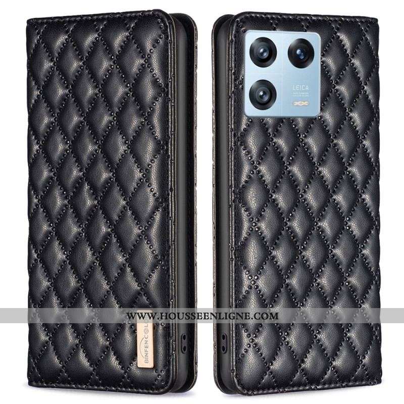 Flip Cover Xiaomi 13 Pro Binfen Color Style Matelassé