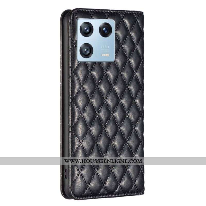 Flip Cover Xiaomi 13 Pro Binfen Color Style Matelassé