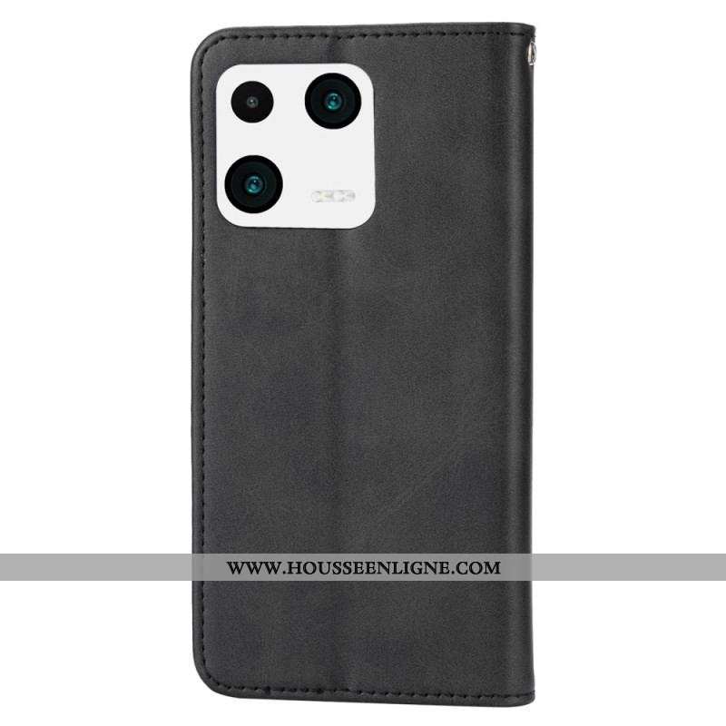 Flip Cover Xiaomi 13 Pro Style Cuir Motif 3D