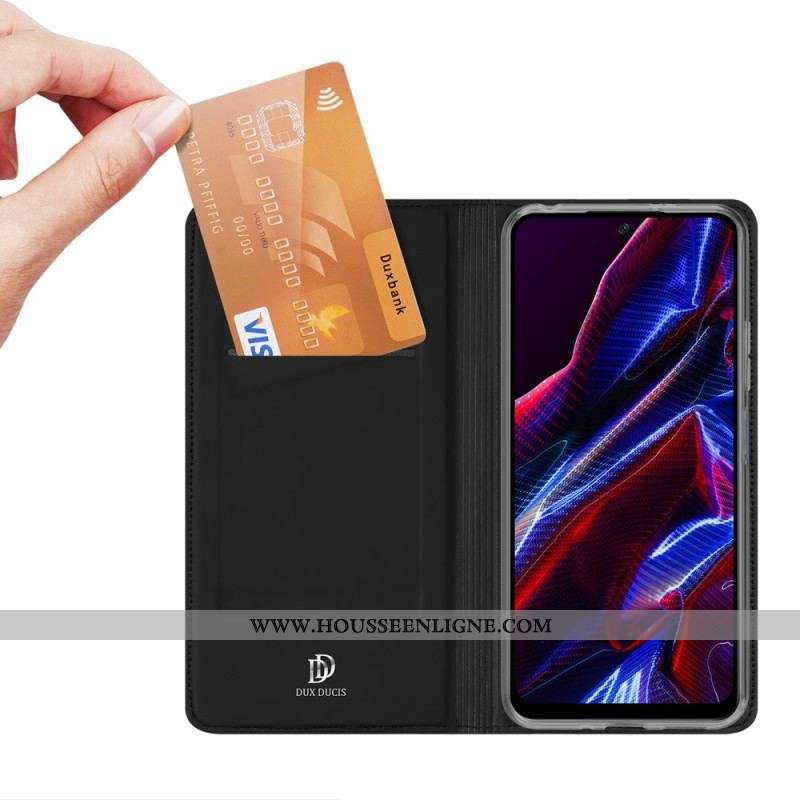 Flip Cover Xiaomi Reddmi Note 12/Poco X5 5G Skin-Pro Series Dux Ducis
