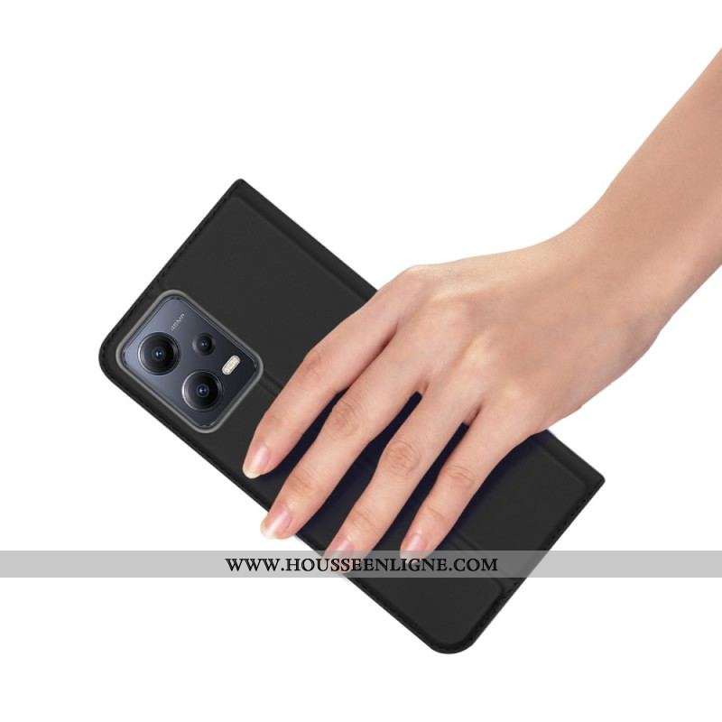 Flip Cover Xiaomi Reddmi Note 12/Poco X5 5G Skin-Pro Series Dux Ducis
