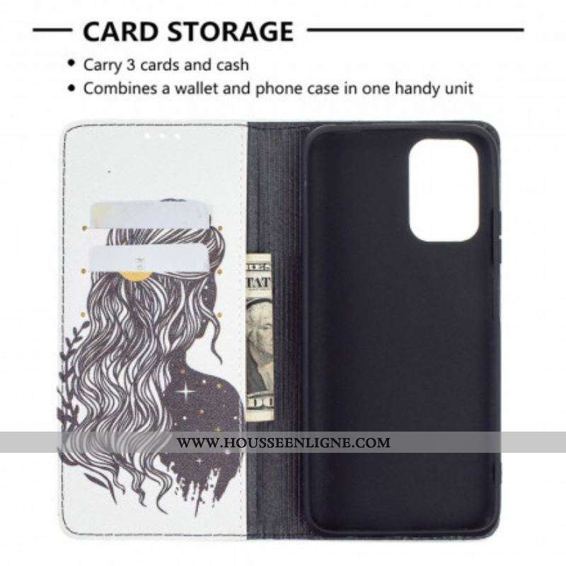 Flip Cover Xiaomi Redmi Note 10/10S/Poco M5s Jolie Chevelure