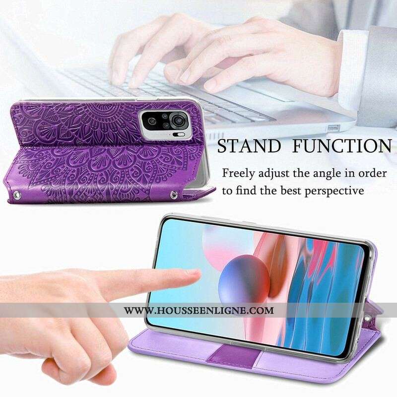 Flip Cover Xiaomi Redmi Note 10/10S/Poco M5s Mandala Intense