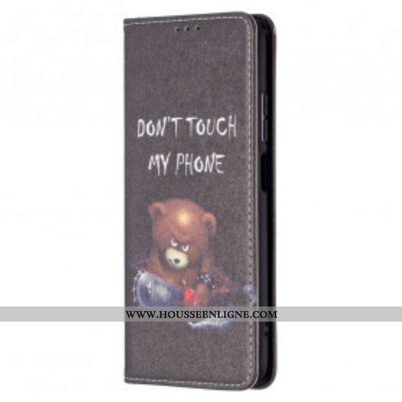 Flip Cover Xiaomi Redmi Note 10/10S/Poco M5s Ours Dangereux