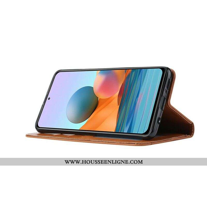 Flip Cover Xiaomi Redmi Note 10/10S/Poco M5s Simili Cuir Porte-Cartes