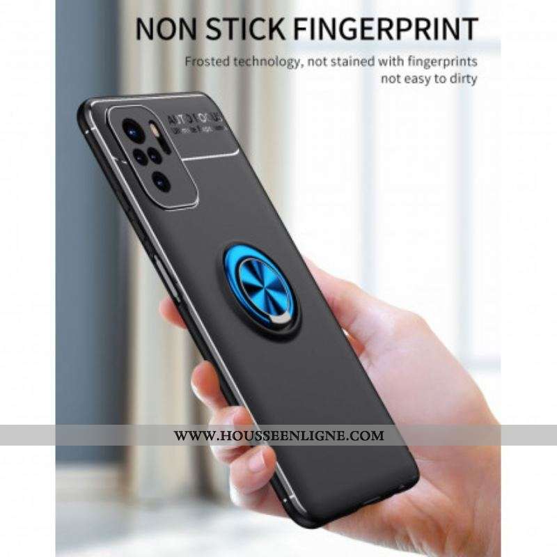 Flip Cover Xiaomi Redmi Note 10/10S/Poco M5s Version Cuir Litchi Fendu