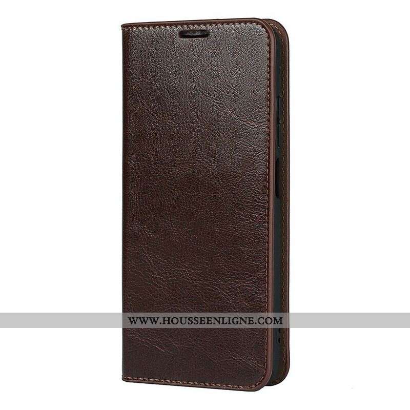 Flip Cover Xiaomi Redmi Note 10 5G / Poco M3 Pro 5G Cuir Véritable