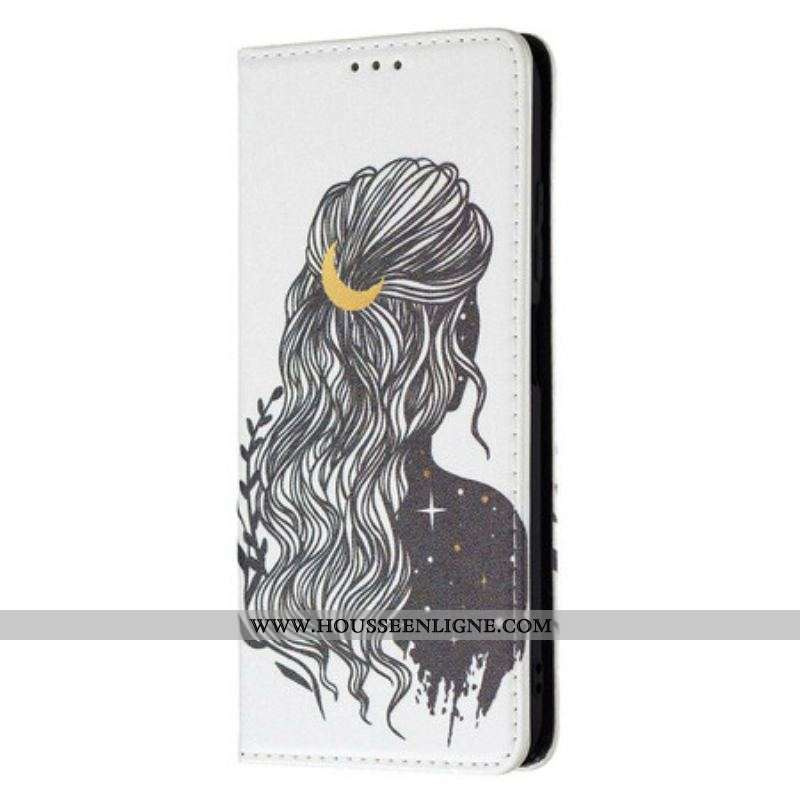 Flip Cover Xiaomi Redmi Note 10 5G / Poco M3 Pro 5G Jolie Chevelure