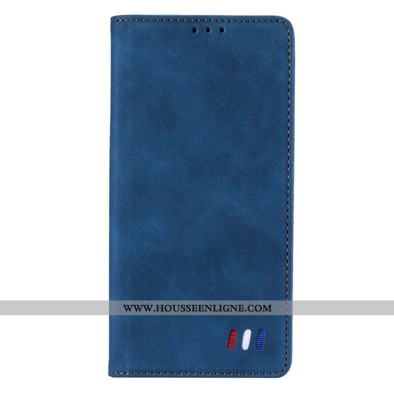 Flip Cover Xiaomi Redmi Note 10 5G / Poco M3 Pro 5G Style Cuir Tricolore