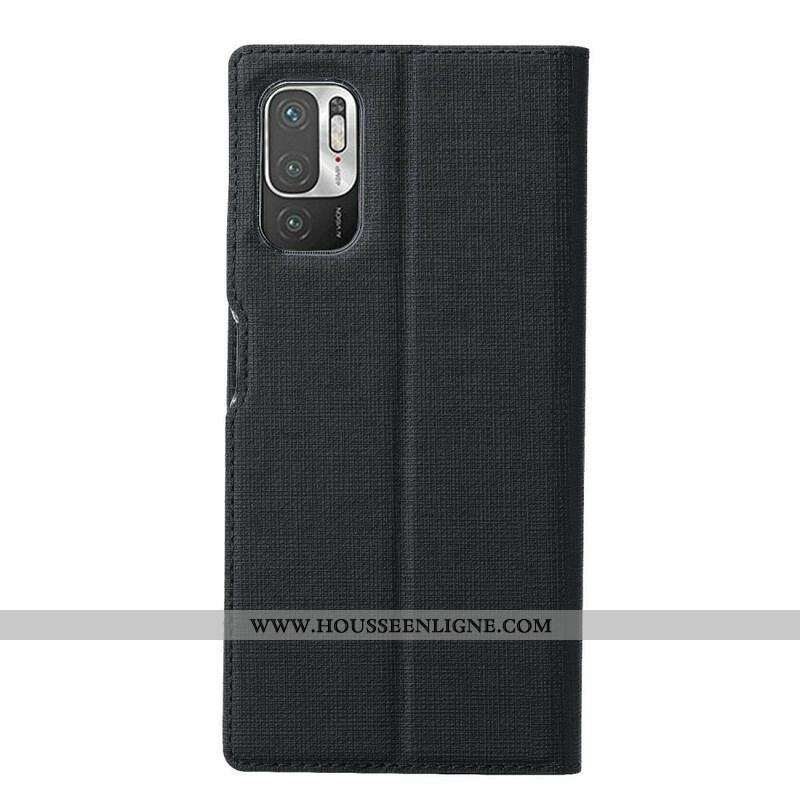 Flip Cover Xiaomi Redmi Note 10 5G / Poco M3 Pro 5G Texturée VILI DMX