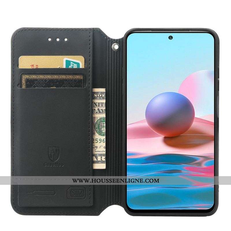 Flip Cover Xiaomi Redmi Note 10 Pro Design RFID Caseneo