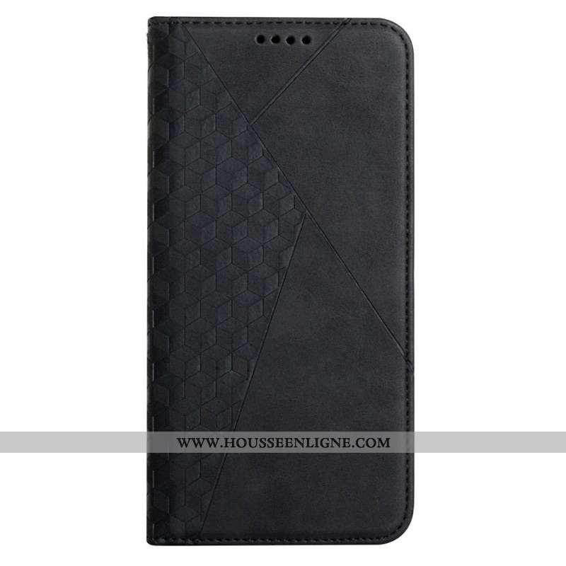 Flip Cover Xiaomi Redmi Note 10 Pro Effet Cuir Géo