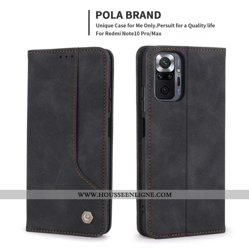 Flip Cover Xiaomi Redmi Note 10 Pro POLA Rétro