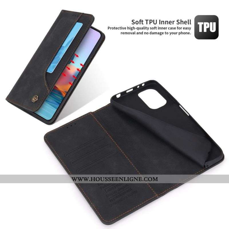 Flip Cover Xiaomi Redmi Note 10 Pro POLA Rétro