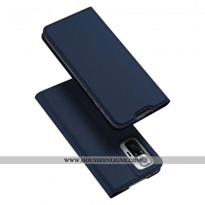 Flip Cover Xiaomi Redmi Note 10 Pro Skin Pro DUX DUCIS