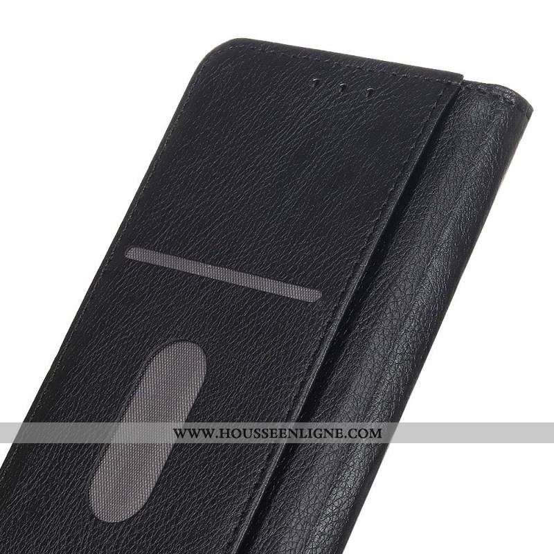 Flip Cover Xiaomi Redmi Note 11 / 11s  Cuir Litchi Fendu Texture