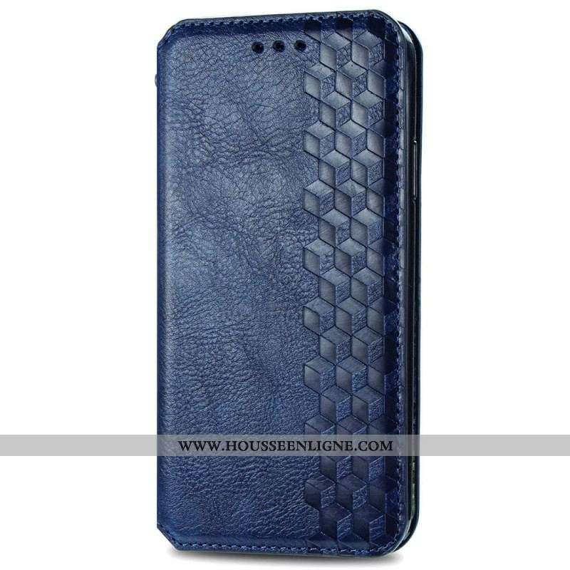 Flip Cover Xiaomi Redmi Note 11 / 11s Effet Cuir Texture Diamant