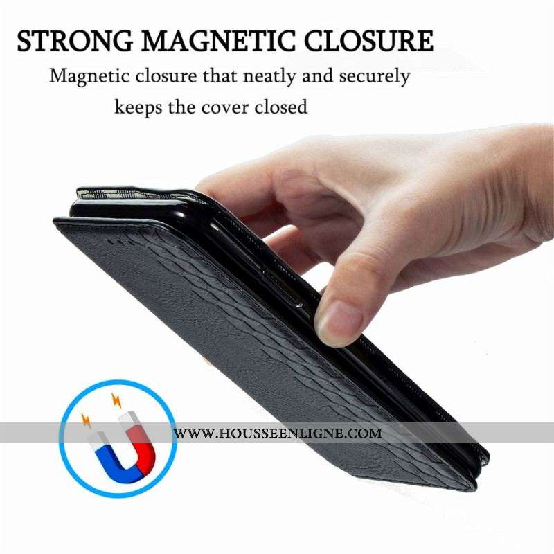 Flip Cover Xiaomi Redmi Note 11 / 11s Effet Cuir Texture Diamant