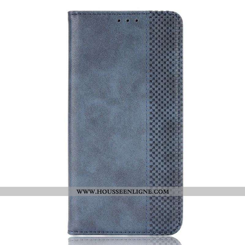 Flip Cover Xiaomi Redmi Note 11 / 11s Effet Cuir Vintage Stylisé