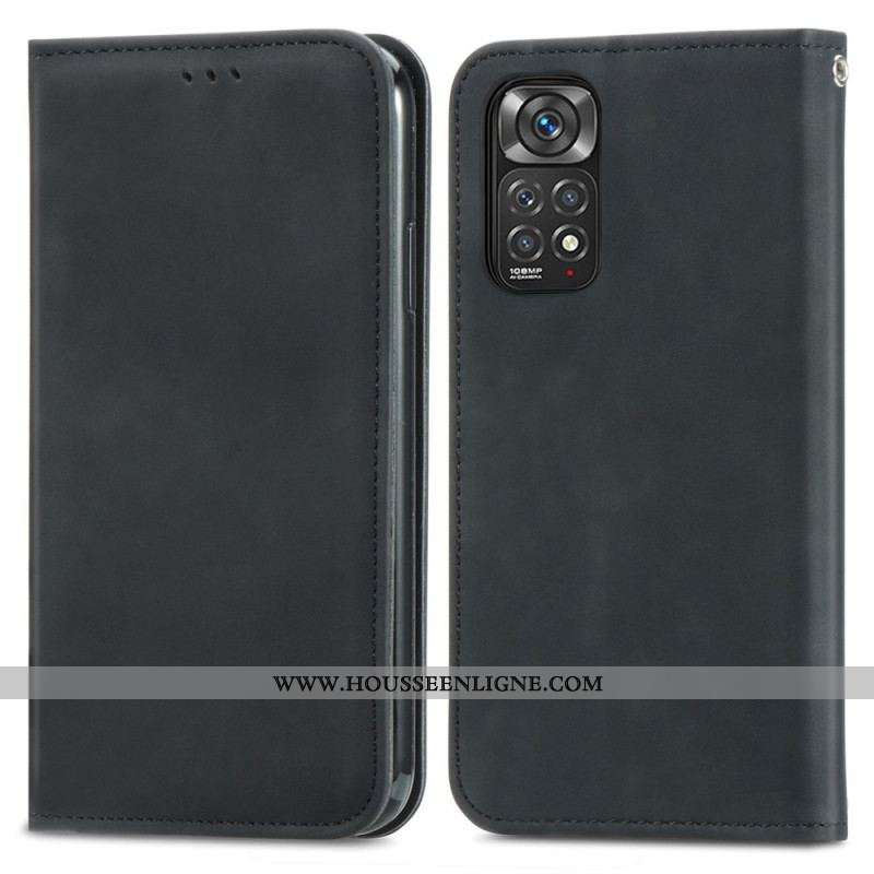 Flip Cover Xiaomi Redmi Note 11 / 11s Effet Cuir Vintage