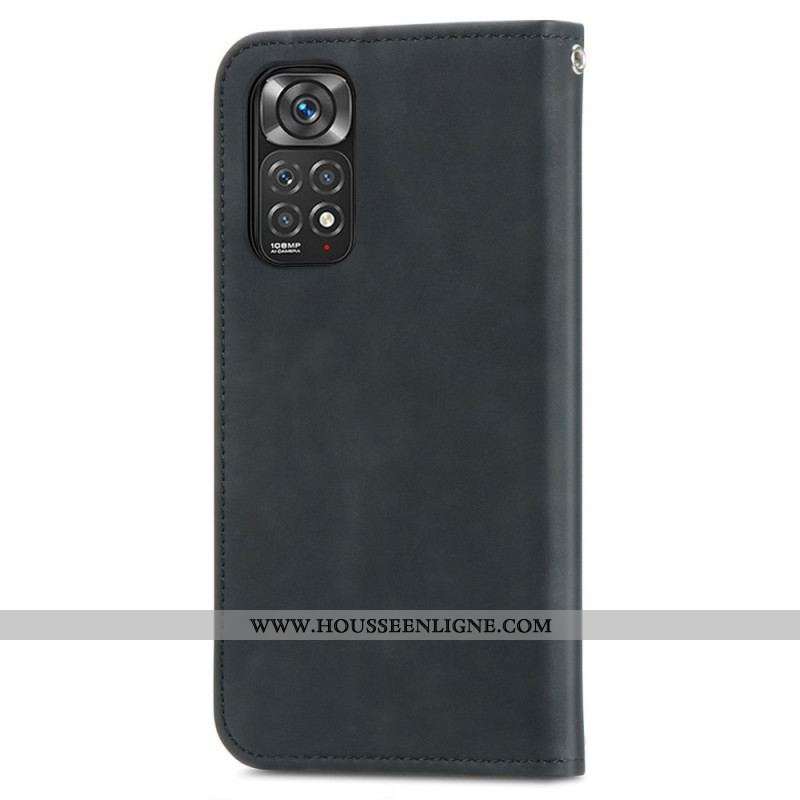 Flip Cover Xiaomi Redmi Note 11 / 11s Effet Cuir Vintage