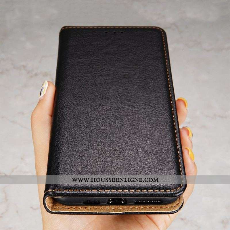 Flip Cover Xiaomi Redmi Note 11 Pro / Note 11 Pro 5G Simili Cuir Coutures