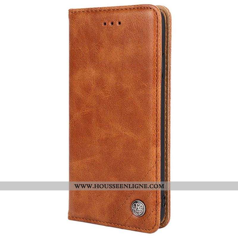 Flip Cover Xiaomi Redmi Note 11 Pro / Note 11 Pro 5G Style Cuir Rivet
