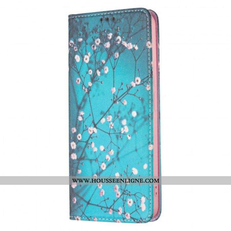 Flip Cover Xiaomi Redmi Note 11 Pro Plus 5G Branches Fleuries