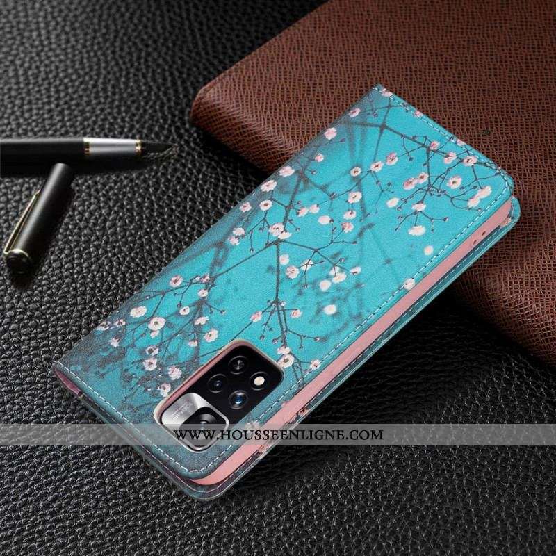 Flip Cover Xiaomi Redmi Note 11 Pro Plus 5G Branches Fleuries