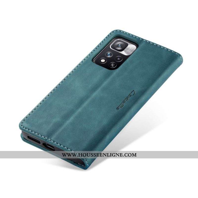 Flip Cover Xiaomi Redmi Note 11 Pro Plus 5G CASEME Simili Cuir