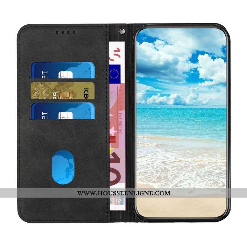 Flip Cover Xiaomi Redmi Note 11 Pro Plus 5G Effet Cuir Motif 3D