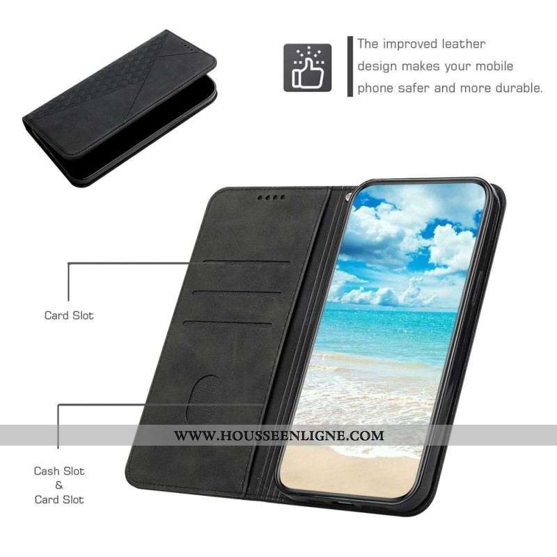 Flip Cover Xiaomi Redmi Note 11 Pro Plus 5G Effet Cuir Motif 3D