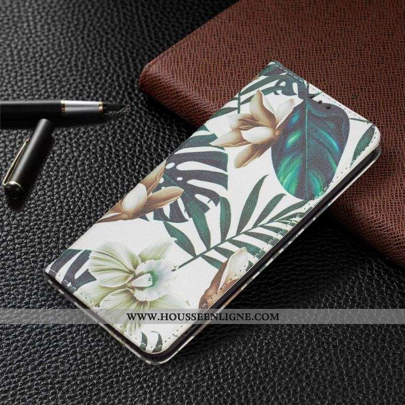 Flip Cover Xiaomi Redmi Note 11 Pro Plus 5G Feuilles