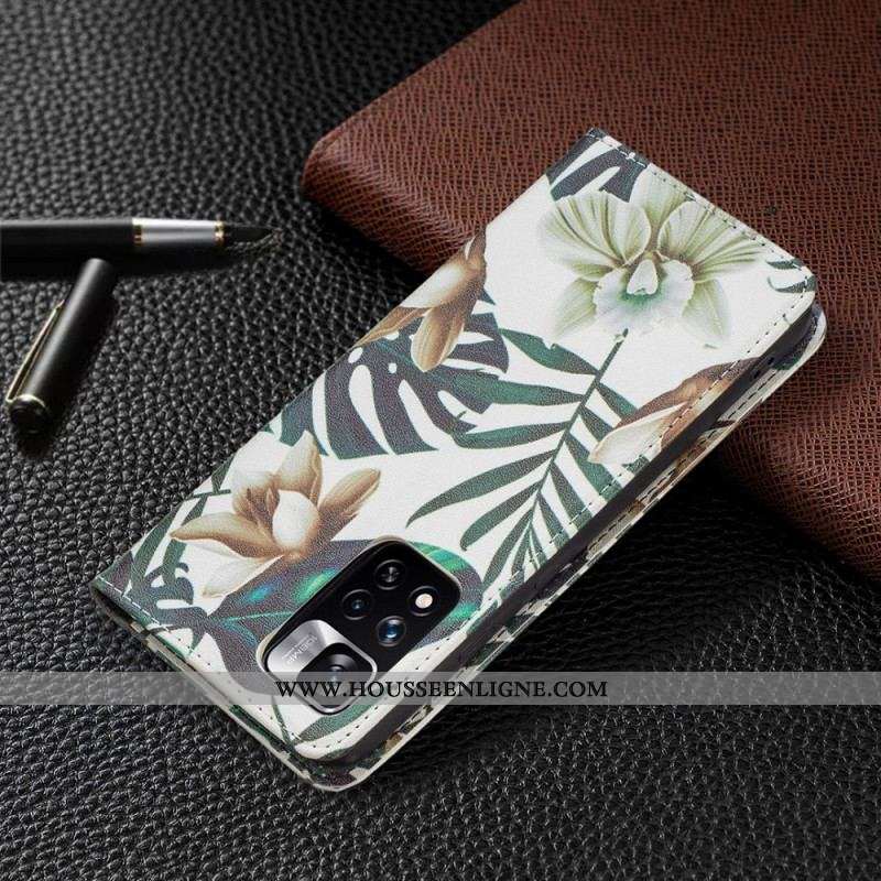 Flip Cover Xiaomi Redmi Note 11 Pro Plus 5G Feuilles