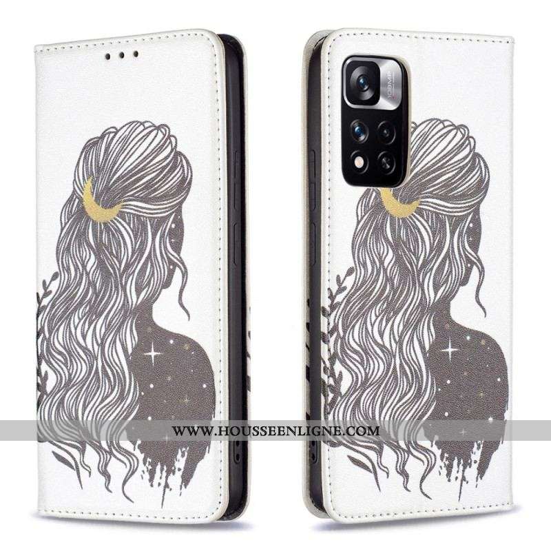 Flip Cover Xiaomi Redmi Note 11 Pro Plus 5G Jolie Chevelure