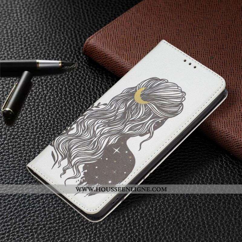 Flip Cover Xiaomi Redmi Note 11 Pro Plus 5G Jolie Chevelure