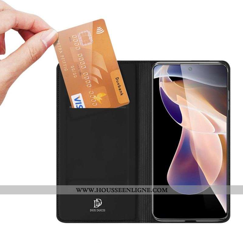 Flip Cover Xiaomi Redmi Note 11 Pro Plus 5G Skin Pro Series Dux Ducis
