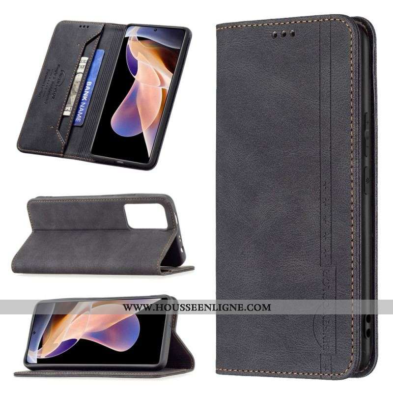 Flip Cover Xiaomi Redmi Note 11 Pro Plus Binfen Color RFID Couture