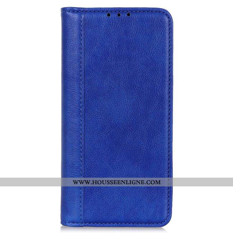 Flip Cover Xiaomi Redmi Note 12 4G Cuir Fendu Vintage