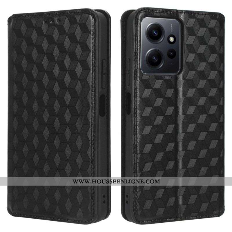 Flip Cover Xiaomi Redmi Note 12 4G Motif 3D