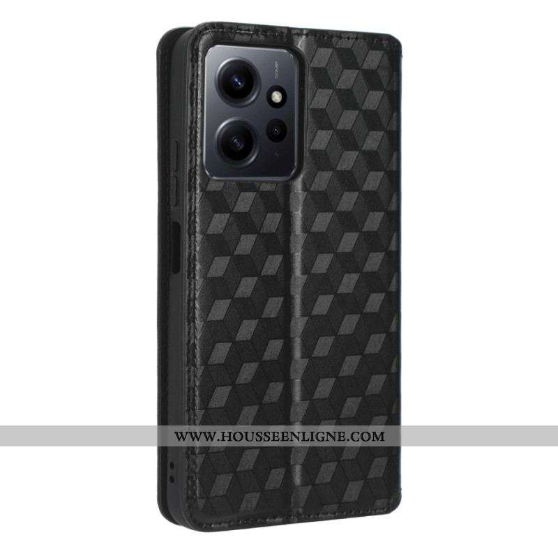 Flip Cover Xiaomi Redmi Note 12 4G Motif 3D