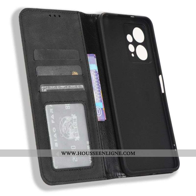 Flip Cover Xiaomi Redmi Note 12 4G Style Cuir Stylisé