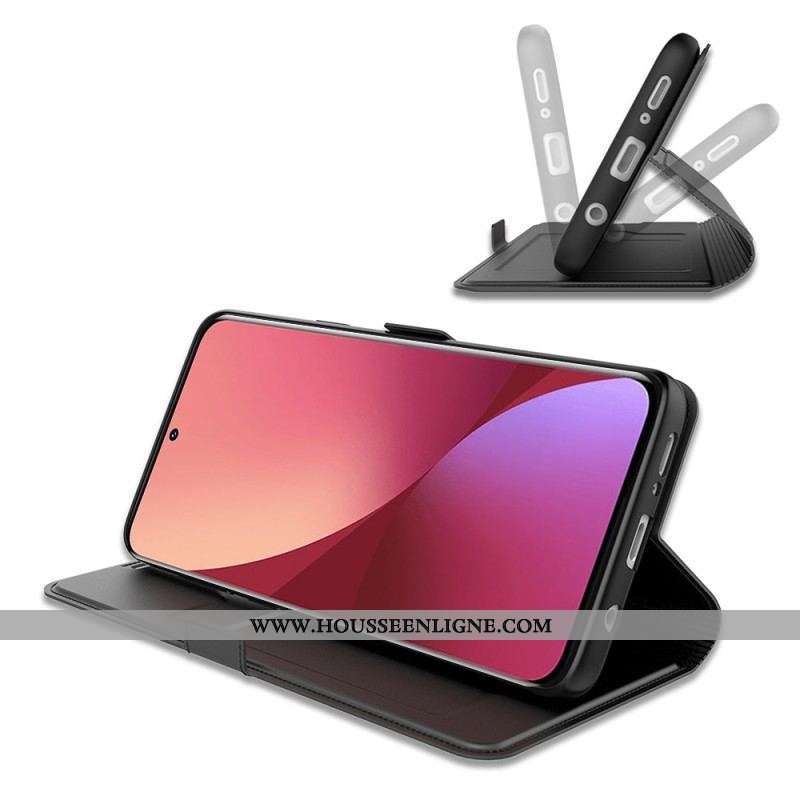 Flip Cover Xiaomi Redmi Note 12/Poco X5 5G Style Cuir